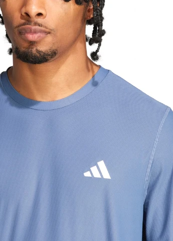 Лонгслів adidas OTR B LS логотип блакитний спортивні, кежуали поліестер