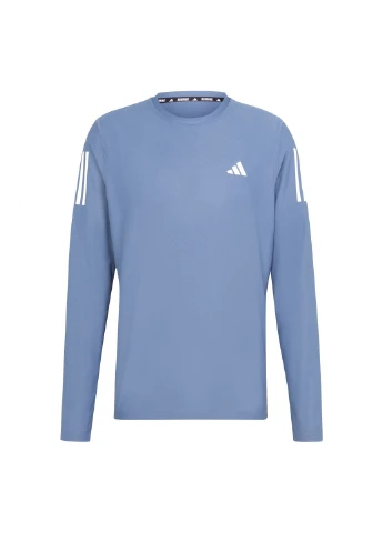 Лонгслів adidas OTR B LS логотип блакитний спортивні, кежуали поліестер