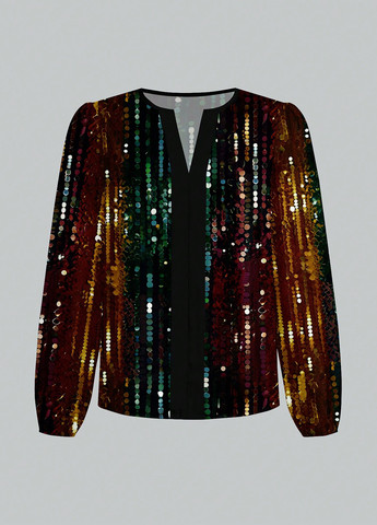 Чорна блуза SHEIN