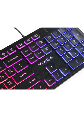 Клавіатура KB410 чорна Vinga (250604378)