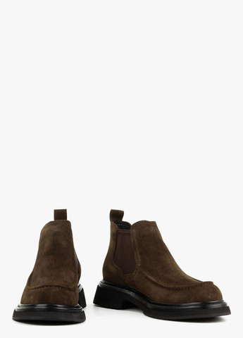 Коричневые осенние ботинки челси Le'BERDES