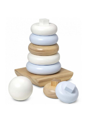 Розвиваюча іграшка Величезна натуральна дерев'яна пірамідка (MD30540) Melissa&Doug (254064936)