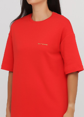 Красная летняя футболка Only Women