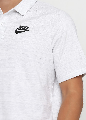 Белая футболка-поло для мужчин Nike