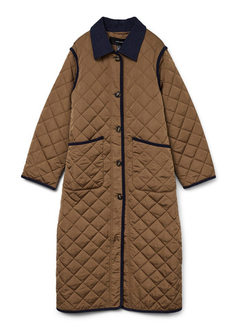 Коричнева демісезонна куртка куртка-пальто Vero Moda