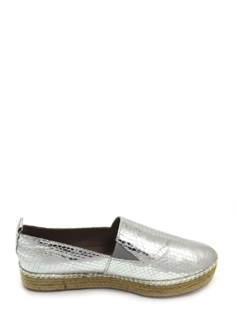 Серебряные женские эспадрильи Steve Madden однотонный (237267787)