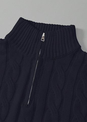 Черный зимний свитер SHEIN