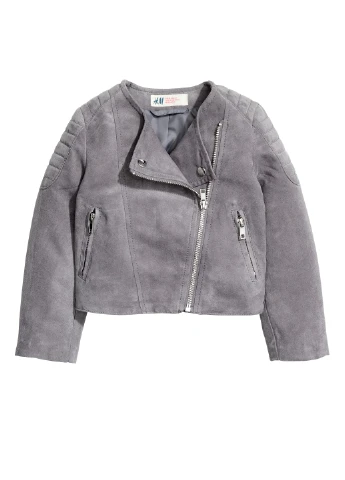 Сіра демісезонна куртка H&M