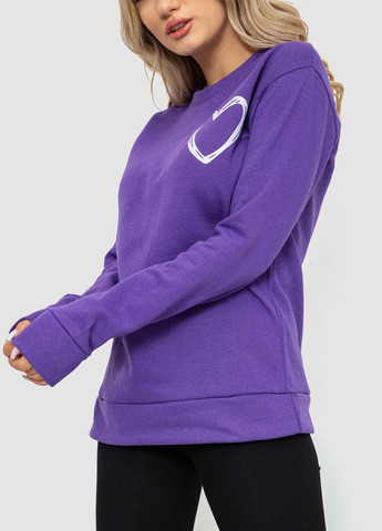 Фіолетовий світшот Ager однотонний без декору (289339736)