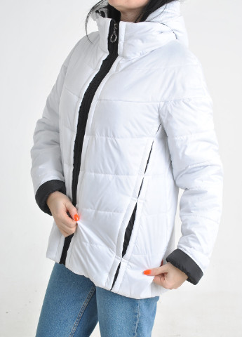 Белая демисезонная куртка Fashion Club