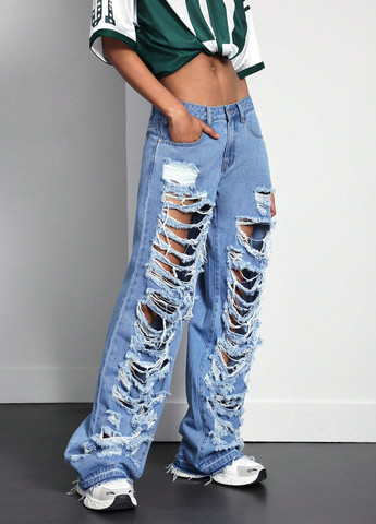 Джинси SHEIN - (364846620)