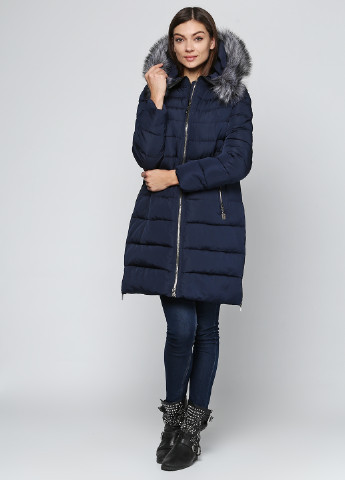 Темно-синяя зимняя куртка Колибри S