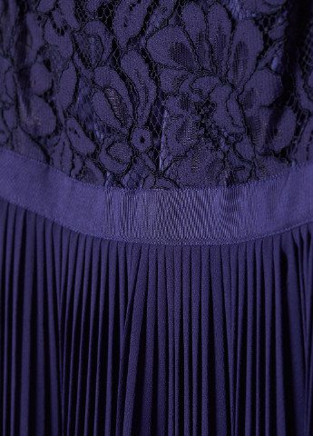 Темно-синее кэжуал платье H&M однотонное