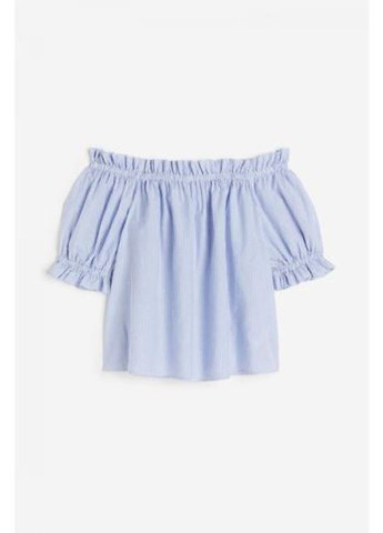 Блакитна блуза H&M