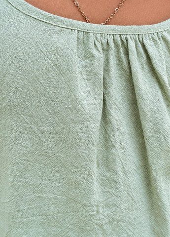 М'ятний демісезонний костюм (блуза, шорти) з шортами SHEIN