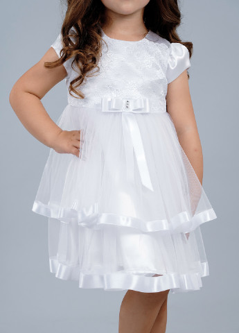 Білий святковий плаття, сукня Sasha