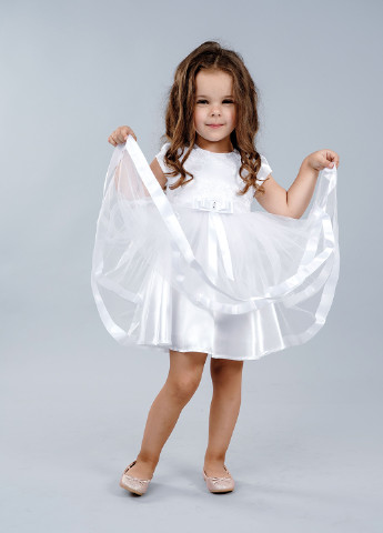 Білий святковий плаття, сукня Sasha