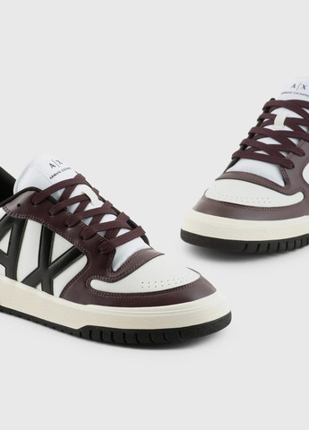 Коричневые демисезонные кроссовки Armani Exchange