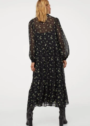 Черное платье H&M