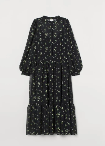 Черное платье H&M