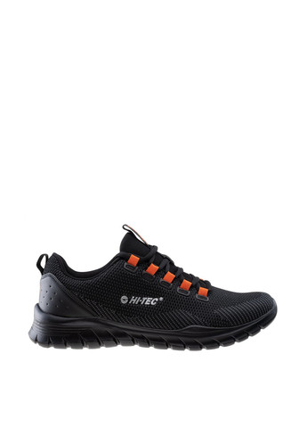 Черные осенние мужские кроссовки Hi-Tec со шнурками