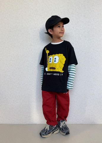 Чорна літня футболка Uniqlo