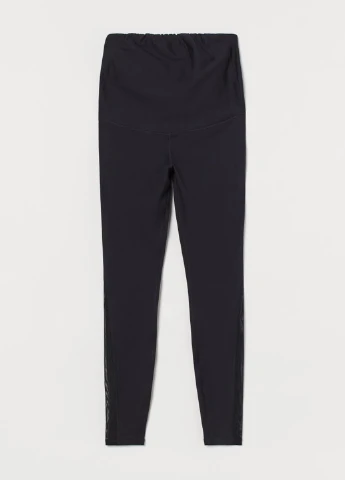 Черные демисезонные леггинсы для беременных H&M