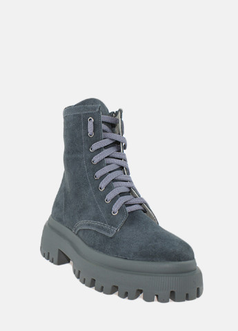 Осенние ботинки re2715-1-3333-11 серый El passo из натуральной замши