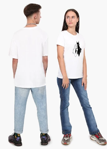 Футболка жіноча Контурний мінімалізм (Contour minimalism) Білий (8976-1358) XXL MobiPrint - (216195136)