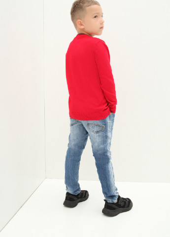 Красный демисезонный свитер Lizi