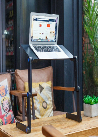 Подставка для ноутбука с регуляровкой высоты и наклона Laptop Table T8 с охлаждением VTech (252530923)