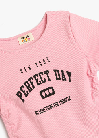 Рожева літня футболка KOTON