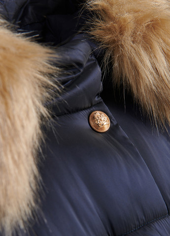 Темно-синя демісезонна куртка Reserved