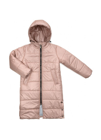 Розовая демисезонная куртка пальто "donna" (21705-146g-pink) Brilliant