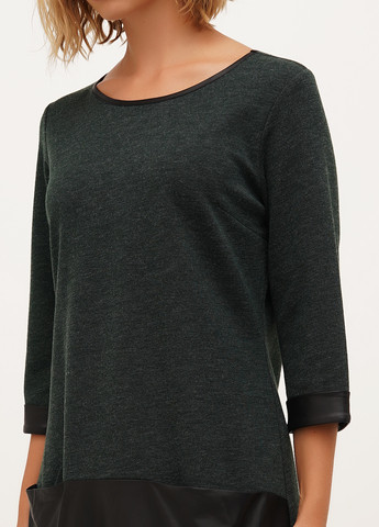 Зелена кежуал сукня Sassofono меланжева