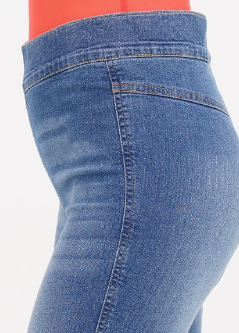 Джегінси H&M однотонні блакитні джинсові бавовна