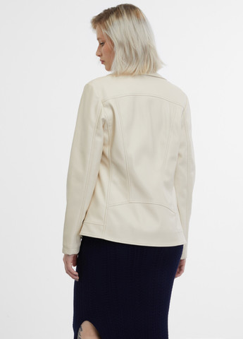 Светло-бежевая демисезонная куртка косуха Orsay