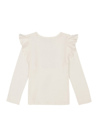 Белый демисезонный кэжуал лонгслив Tommy Hilfiger однотонный