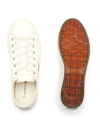Белые кеды Lacoste