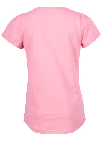 Розовая летняя футболка Flash