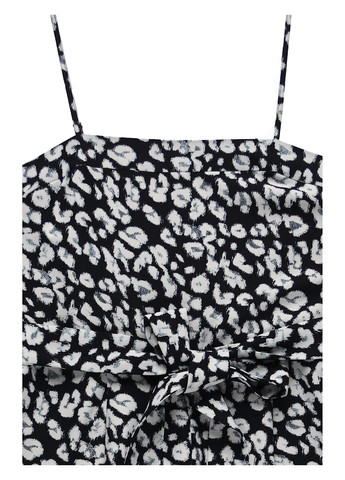 Комбинезон Banana Republic комбинезон-брюки леопардовый чёрно-белого кэжуал полиэстер