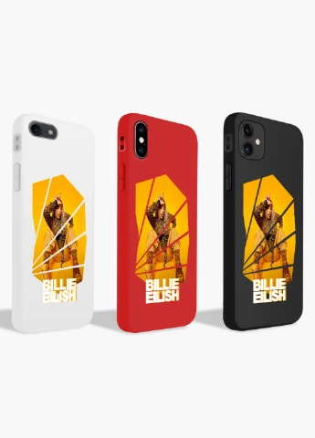 Чохол силіконовий Apple Iphone 7 Біллі Айлиш (Billie Eilish) Білий (17361-1216) MobiPrint (219357182)