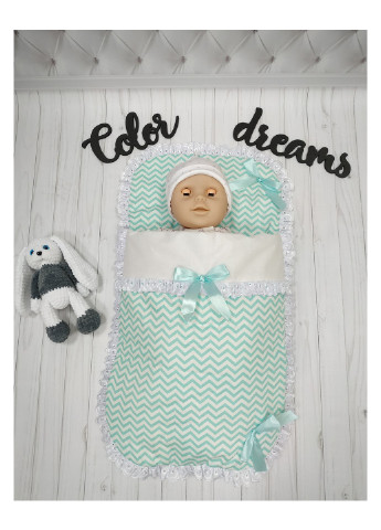 Конверт для немовлят 64/131 70х30 см М'ятний Color Dreams (223730410)