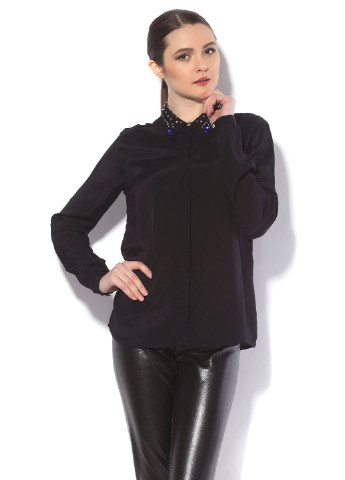 Чорна демісезонна блуза Silvian Heach