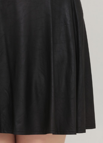 Черная кэжуал однотонная юбка F&F клешированная