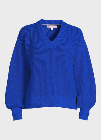 Синий зимний пуловер пуловер Tommy Hilfiger