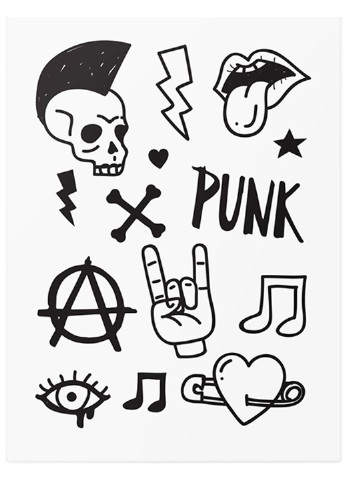 Тимчасові тату "Punk Mix" TATTon.me (254255635)