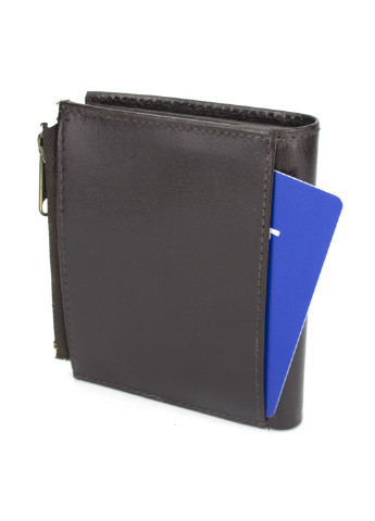 Шкіряний міні-гаманець чоловічий коричневий 1006-03 BOR Brown Rovicky (250090822)