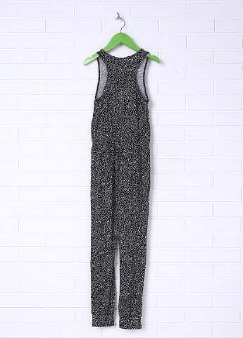Комбинезон H&M комбинезон-брюки рисунок чёрный кэжуал