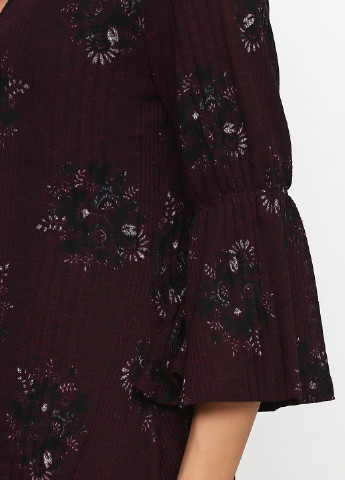 Темно-Фиолетовое кэжуал платье на подкладе Alya by Francesca`s с цветочным принтом